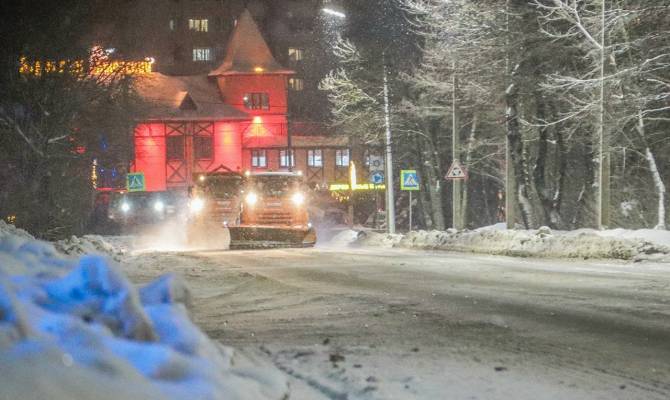 Брянские дорожники готовятся к новому снегопаду