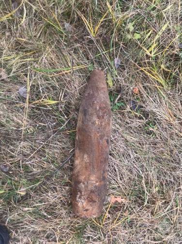 В Брасовском районе обнаружили артиллерийский снаряд