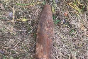 В Брасовском районе обнаружили артиллерийский снаряд