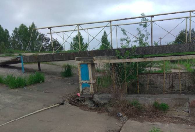В климовском селе Могилевцы разваливается дамба