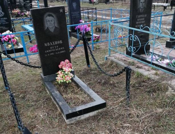 В Климово с могилы фронтовика похитили часть ограды