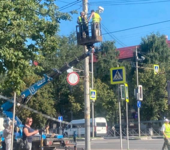 В Фокинском районе Брянска установили камеру на стоп-линию