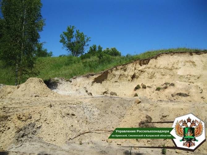 «Брянскавтодор» заплатил больше 300 тысяч за незаконную добычу песка