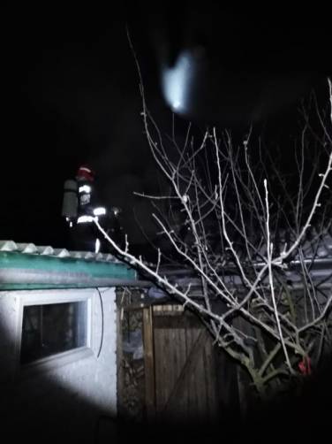 В Брянске спасатели полчаса тушили горящую баню