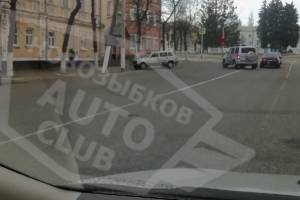 В Новозыбкове полицейские снова нарушили правила дорожного движения