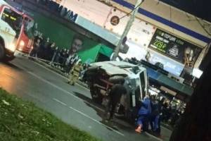 В Брянске в ДТП с перевернувшейся скорой помощью никто не пострадал