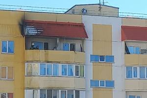 В Брянске по улице Красный Маяк загорелась квартира многоэтажки