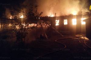 В Фокино на улице Головачёва сгорел жилой дом 