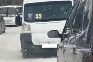 В Брянске наказали водителя выехавшей на встречку маршрутки