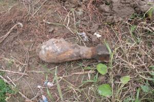 В Погарском районе сотрудники МЧС обезвредили мину