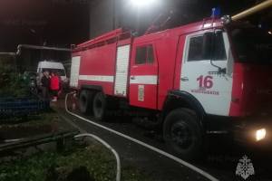 На пожаре в Новозыбкове пострадал человек