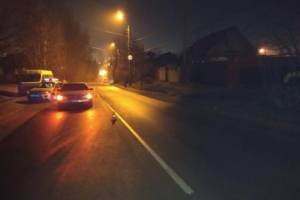 В Брянске водитель Nissan сбил пьяного пешехода-нарушителя