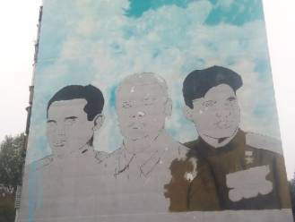 В Бежицком районе Брянска появились контуры портретов летчиков