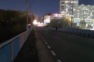 В Брянске Черметовский мост погрузился в кромешную тьму