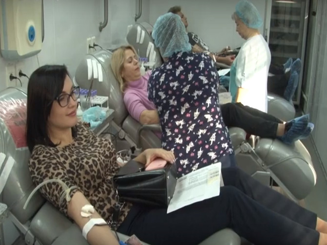 В Брянске студенты-медики приняли участие в донорской акции