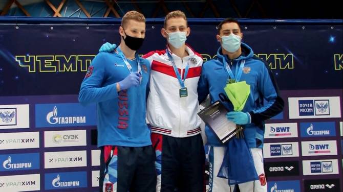 Брянский пловец Илья Бородин завоевал второе золото на чемпионате России