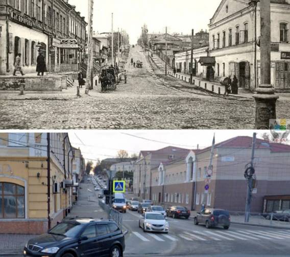 Жителям Брянска показали фото улицы Фокина столетней давности