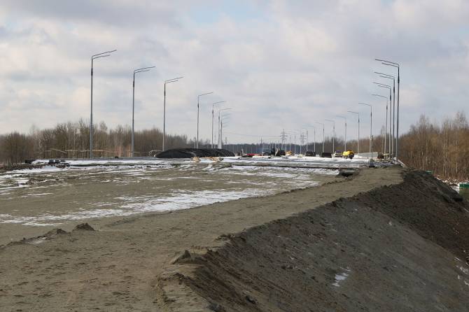 В Брянске для новой дороги от Metro к вокзалу завезли более 1 млн кубометров грунта