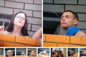 В Брянске молодежь устроила «чемпионат по плевкам с балкона»