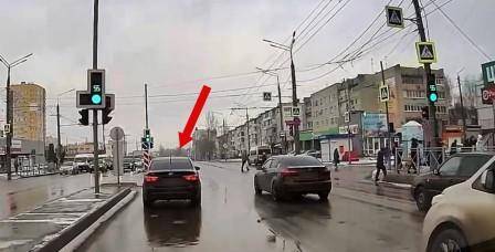 В Брянске водителя Kia наказали по видео из соцсети