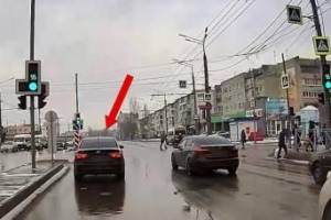 В Брянске водителя Kia наказали по видео из соцсети