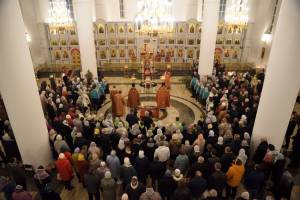 В Клинцовском кафедральном соборе молились о военных