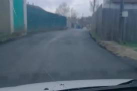 В Новозыбкове отремонтировали дорогу к кожевенному заводу