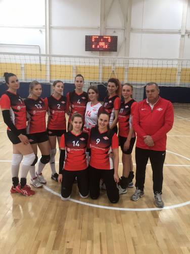 Волейболистки «Спартака» продолжили серию побед