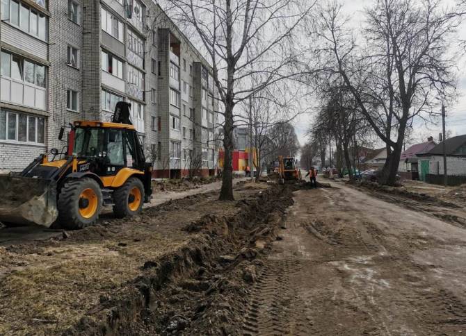В Брянске начался ремонт дороги по улице Мира
