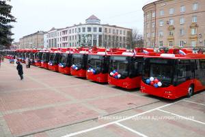В Брянск приехали 20 новых троллейбусов