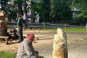 Брянский парк Толстого пополнят деревянные животные