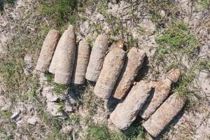 В лесу под Навлей нашли 12 снарядов и бомбу