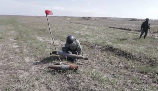 В Брянской области саперы очищают полигоны от неразорвавшихся боеприпасов