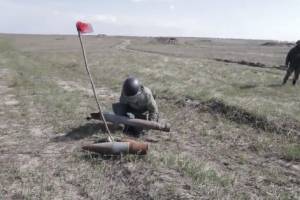 В Брянской области саперы очищают полигоны от неразорвавшихся боеприпасов