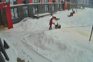 В Брянске УК отчитались перед властями за уборку снега во дворах